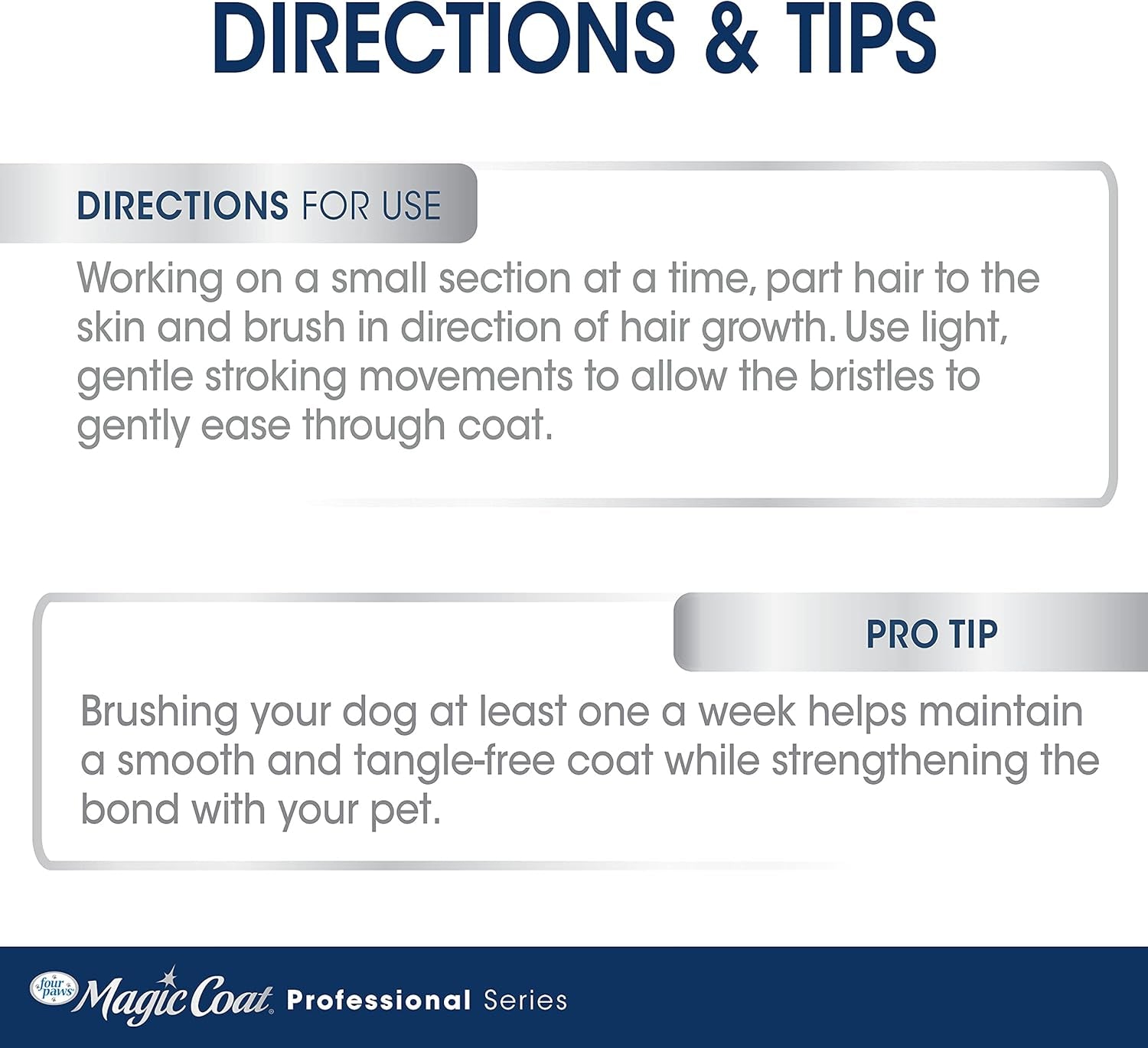 Magic Coat Professional Series Grooming Brushes for Dogs & Cats L Trimmers, Nail Clippers, & Brushes Dog & Cat